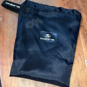 Golf shoe bag Cobra brand plush interior with 2 compartments